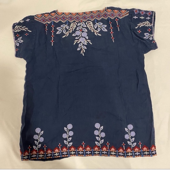 NWT Johnny Was Amarynth Crop Peasant Top - Picture 2 of 6